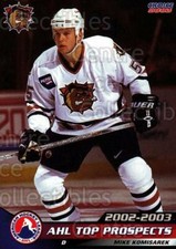 2002-03 AHL Top Prospects #22 Mike Komisarek
