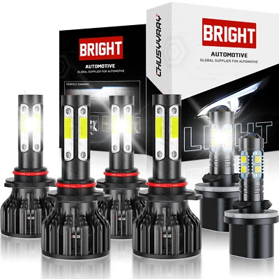 Faros antiniebla de haz alto/bajo 6X 6000K LED para Isuzu Ascender 2003-2008 Foto 1 de 4