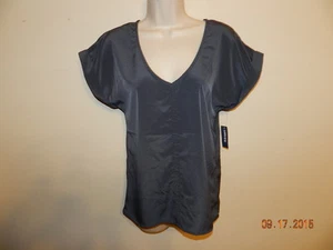 Womens Old Navy XS Gray Blouse NWT Dressy - Picture 1 of 4