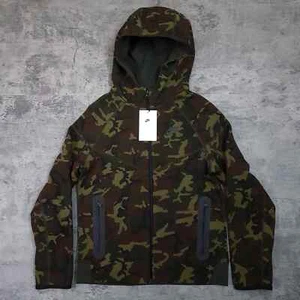 NIKE Tech Pack Fleece Full Zip Hoodie Jacket Kids Youth Boys XS Camo NWT $115 - Picture 1 of 2