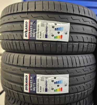 2X NEW DYNAMO STREET 245/35 ZR20 XL 95Y UHP 245 35 20 2453520 AMAZING TYRES C+A - Image 1 of 4