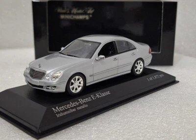 Mercedes-Benz E-Class (W211) 2007 Silver 1:43 Minichamps 400036000 RARITY!!! - Image 1 of 4