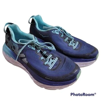 Hoka One One Bondi 5 Women's 8.5 Running Shoes Blue - Image 1 of 4