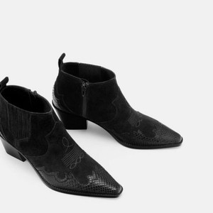 Las mejores ofertas en Botas camperas Zara Negro para Mujeres | eBay