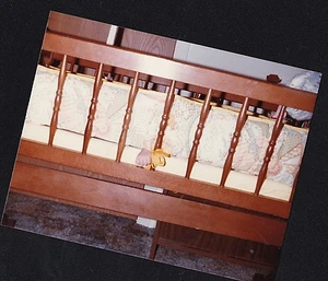 Vintage Photograph Tiny Little Baby Hand Outside Crib -Trying to Escape? - Picture 1 of 2