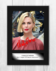 Charlize Theron (3) A4 signed mounted photograph poster. Choice of frame.