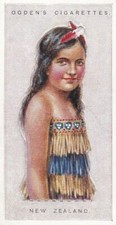 OGDEN'S ITC CHILDREN OF ALL NATIONS TOBACCO CARD #30 - NEW ZEALAND