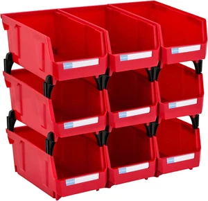 Small Parts Organizer Wall Mounted Hanging Bins Parts Storage Organizer Garage S - Picture 1 of 12