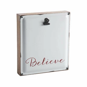 Believe Tabletop Sign, Christmas, Home Decor, Decorative Accessories, 1 Piece - Picture 1 of 1