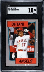 2021 Topps TBT Shohei Ohtani #107 SGC 10 GEM MINT Throwback Thursday  - Bild 1 von 3