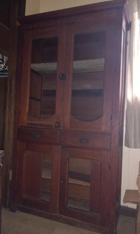 Antique Pie Safe  Primitive Furniture Cabinet Cupboard Cover