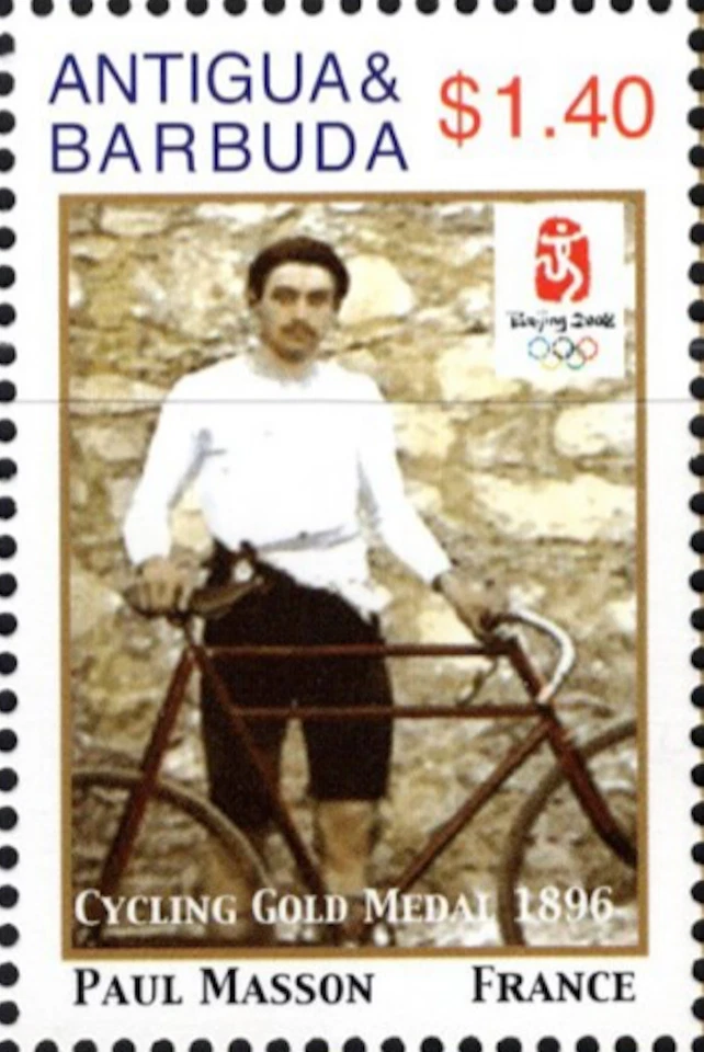 Antigua #SG4186 MNH 2008 Beijing Cycling Gold Medallist Paul Masson [3009d] - Image 1 of 1