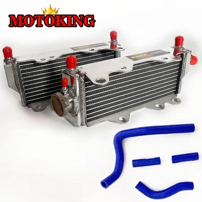 Aluminum Radiator+Hose For HONDA CR250R CR250 R CR 250R 1992-1996 1993 1994 1995 - Image 1 of 4