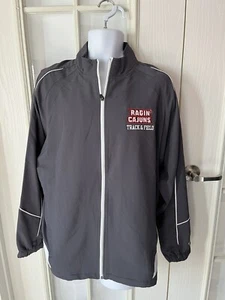 Ragin Cajuns Track And Field Jacket Size Large - Picture 1 of 2