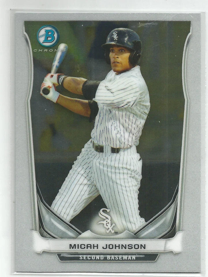 Béisbol cromado Micah Johnson LA Dodgers 2014 Bowman Foto 1 de 1