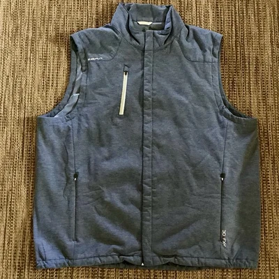 Chaleco de golf acolchado 3DeFX+ rendimiento restricción cero para hombre tinte azul XXL Foto 1 de 4