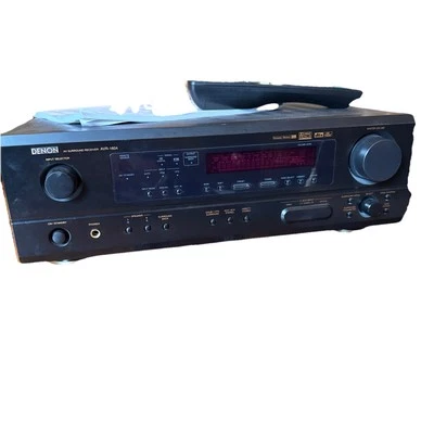 Denon AVR-1604 Integrated Receiver 5.1 Surround Sound Remote & Manual Bundle - Image 1 of 4