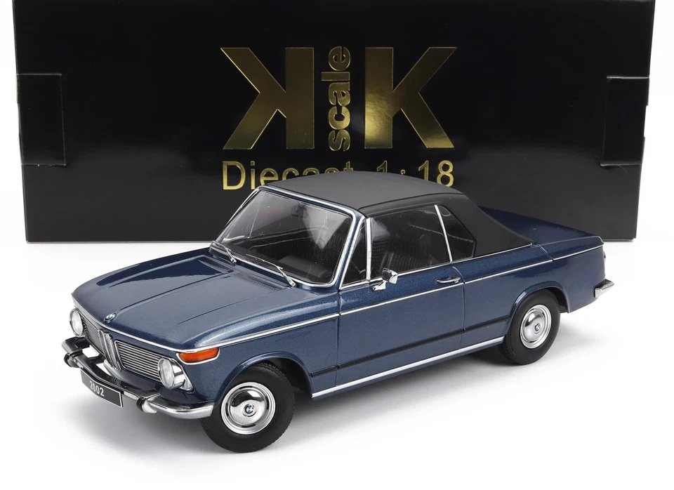 1/18 KK-SCALE - BMW - 2002 CABRIOLET 1968 - WITH REMOVABLE SOFT-TOP KKDC181104 - Immagine 1 di 1
