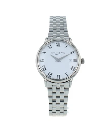 Raymond Weil Toccata Quartz White Dial Ladies 29mm Steel Watch 5988-ST-00300 - Image 1 of 4