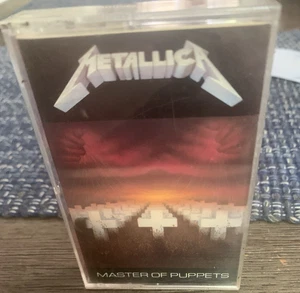 Metallica Master Of Puppets Cassette Tape 1986 Elektra Records RARE - Picture 1 of 3