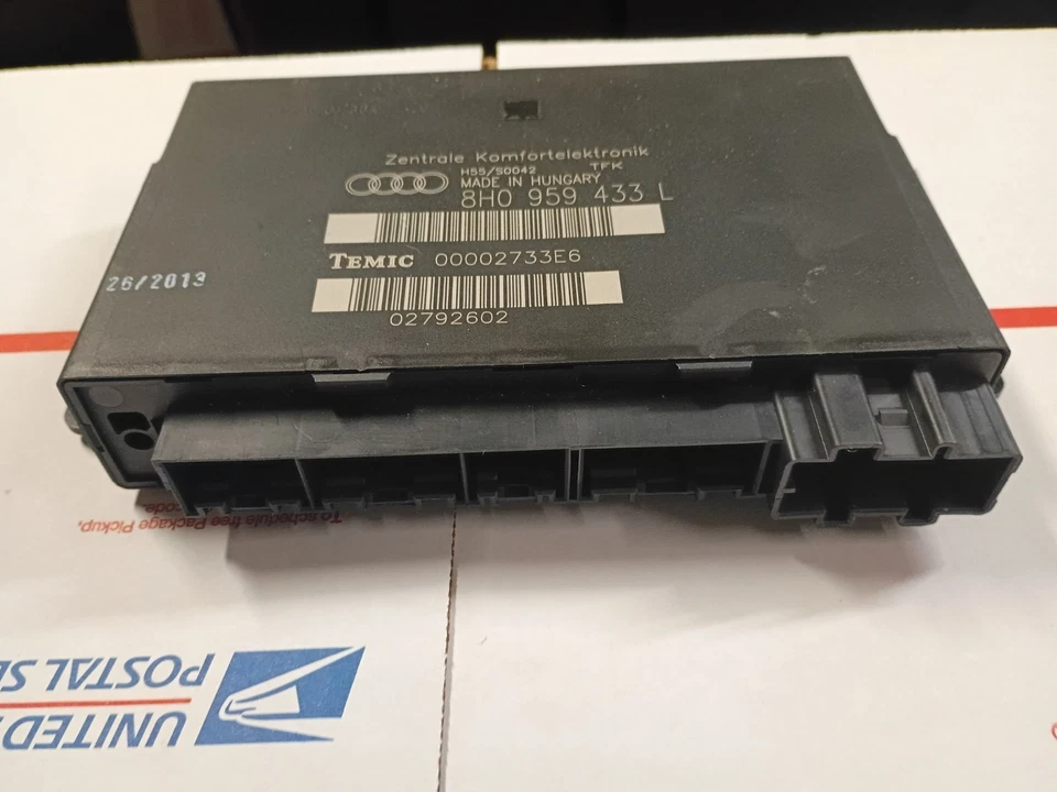 Módulo de control de confort Audi A4 convertible/cabriolet 2003-09 8H0959433L Foto 1 de 4