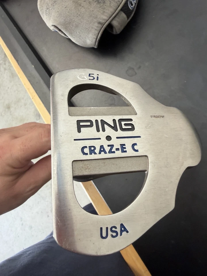 Ping G5i CRAZ-E C Mallet Putter Center Shaft 37” RH - Image 1 of 4
