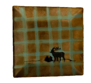Roaming Elk Ceramic Salad Bread Dessert 7.5 In Plate by Better Homes & Gardens - Picture 1 of 4