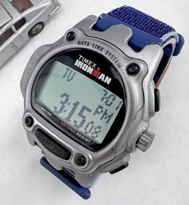 TIMEX DATA LINK USB VTG 2003 Sports Edition IronMan INDIGLO 41mm RARE Smartwatch - Picture 1 of 7