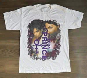 Vintage 2004 Prince Musicology Tour Collage Double-Sided T Shirt Size L - Picture 1 of 9