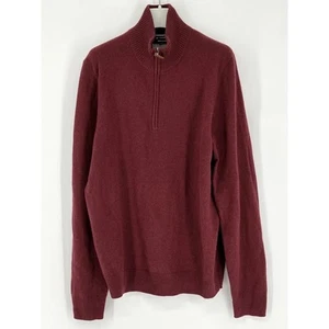 Nordstrom Men's Button 3/4 zip sweater, l/sleeve, 2XL, $60, B60 - Picture 1 of 9