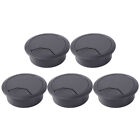  5 PCS Computer Desk Cable Hole Cover Desktop Wiring Wire Routing