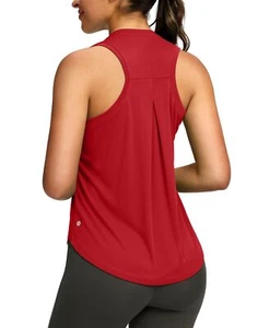 Women's Sleeveless Workout Tops Lightweight Tennis Yoga Gym Athletic Running ... - Picture 1 of 7