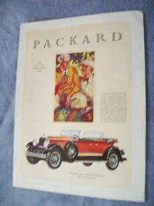 1930 Packard Five Passenger Phaeton mid-size-mag car ad -golf theme - Picture 1 of 1