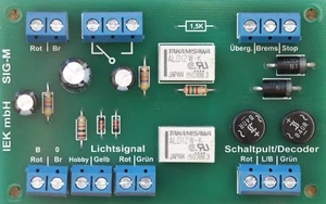 SIG-M, Signalmodul / Bremsmodul , kompatibel zu Märklin - Digital, IEK - Bild 1 von 11