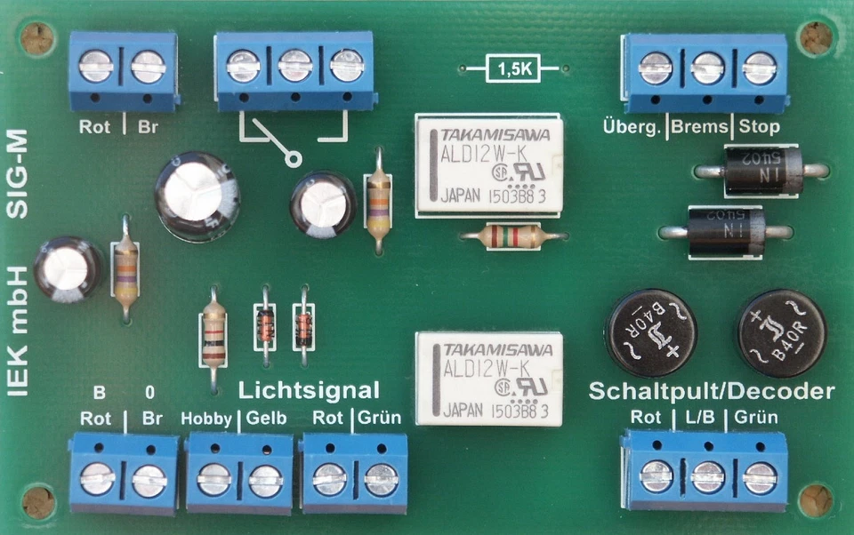 SIG-M, Signalmodul / Bremsmodul , kompatibel zu Märklin - Digital, IEK - Bild 1 von 4