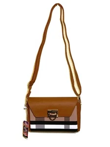 Lightweight Fashion Crossbody Wallet Purse Cell Phone Pouch Shoulder Bag-BRN - Picture 1 of 10