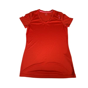 Reebok Shirt Damen Small Activewear Rot Kurzarmshirt Gym Training Laufen - Bild 1 von 10
