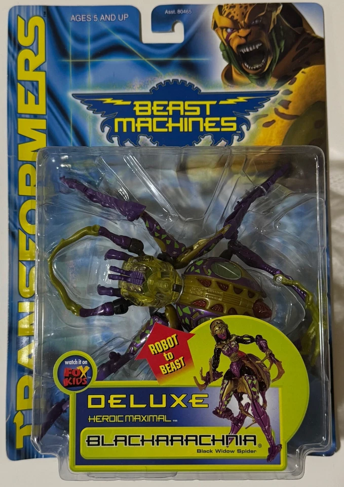 Blackarachnia Heroic Maximal Transformers - Hasbro Beast Machines NEW Sealed - Image 1 of 1