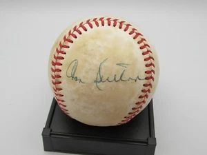 Don Sutton & Charlie Moore Autographed Baseball No Logo Beckett Authentic - Picture 1 of 5