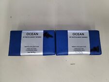 TWO (2) NEW BATH & BODY WORKS 5 oz SHEA BUTTER CLEANSING BARS - OCEAN