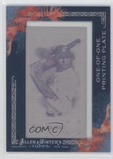2011 Allen & Ginter's Printing Plate Mini Magenta Framed 1/1 Omar Infante 3f5