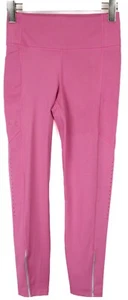 UNDER ARMOUR Fitted Leggings Women's S/M Breathable Reflectable Tight Pink - Picture 1 of 12