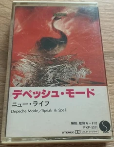 Depeche Mode Speak And Spell PKF-5311 Rare Japan Cassette Tape OBI Insert - Picture 1 of 7