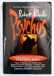 Robert Bloch's Psychos, Horror Writers Association, 1997 HC DJ Stephen King, 1st - Bild 1 von 14