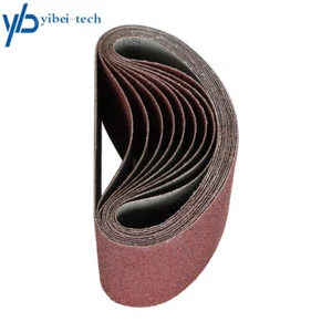 10 Pack 4Inch × 24Inch 36 Grit Premium A/O, X-Weight Sanding Belts US - Picture 1 of 12