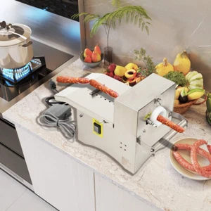 Elektrische Wurstknüpfmaschine Automatische Wurstbindemaschine 200W Edelstahl - Bild 1 von 11