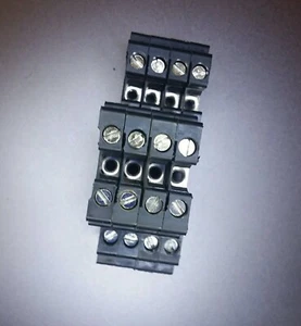 4pcs MBKKB2.5 DIN Rail Mount Double-level Terminal Block 500V 2.5mm 2 Cable - Picture 1 of 3