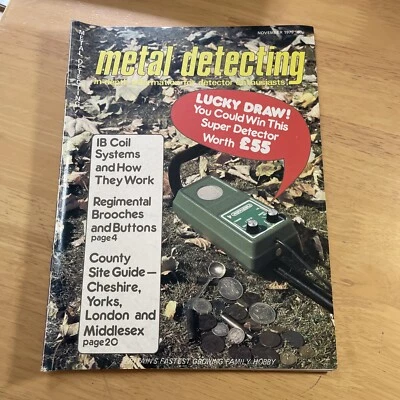 Metal Detecting Magazine November 1979, Vol 2 No 2. - Image 1 of 3