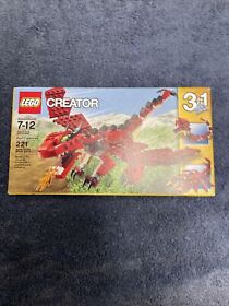 LEGO Creator 3 In 1 31032 Red Creatures New Sealed