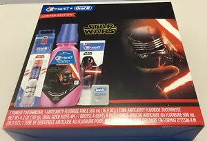 Limited Edition Star Wars Crest And Oral B Power Toothbrush Gift Set - Picture 1 of 3